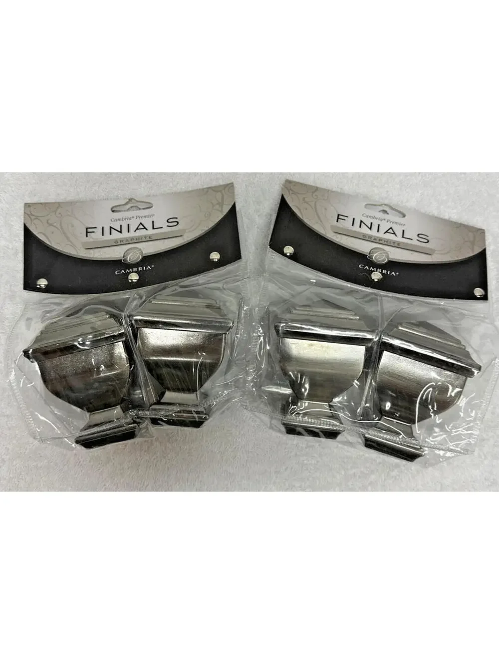 Cambria Premier finals graphite Napoleon Finals 45318 Knob Ends 2 Packs